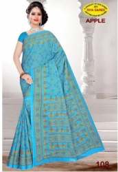 Fancy Cotton Printed Casual Wear Saree