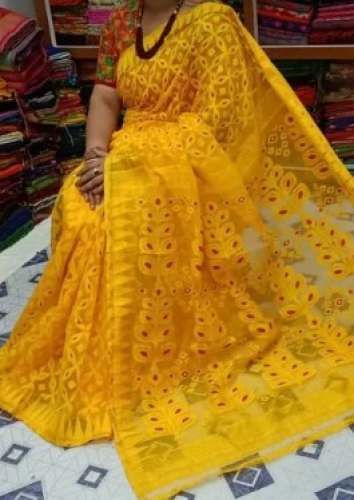 Elegant Jamdani Silk Cotton Saree  by Tripti Manufacrturer House