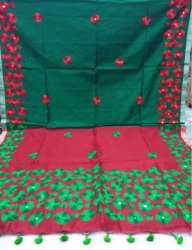 Embroidered Soft Matka Saree