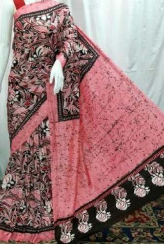 Banglory Silk Hand Batik Saree  by Barsha Silpayan