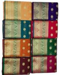 Butta Design Linen Saree by Chanchal Collection
