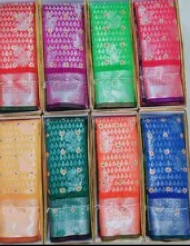 Fancy Silk Brocade Zari Work Saree  by Chanchal Collection