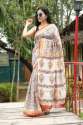 Trendy Hand Block Printed Saree thumb 1