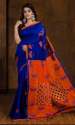 Festive Wear Silk Cut Work Saree  thumb 3