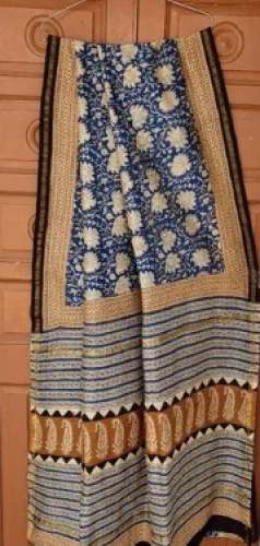 Trendy Chanderi Batik Print Saree  by Indigo Handicraft