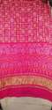 Ladies Pink Gajji Silk Gharchola Saree 