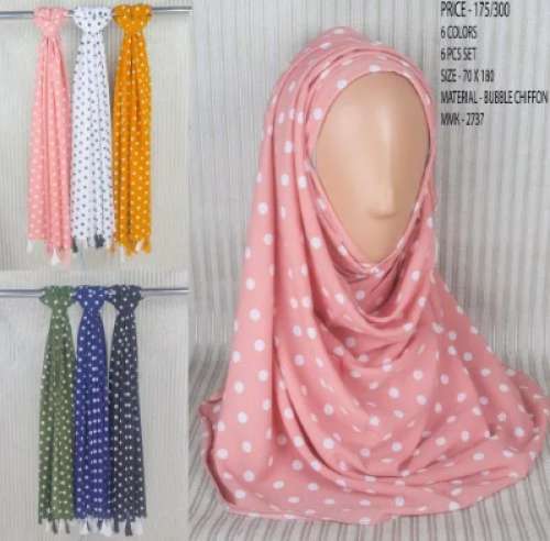 Chiffon Dotted Scarves by Beingmuslims The Hijab Shoppe