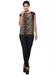 Buy Fancy Printed Sleeveless Georgette Top