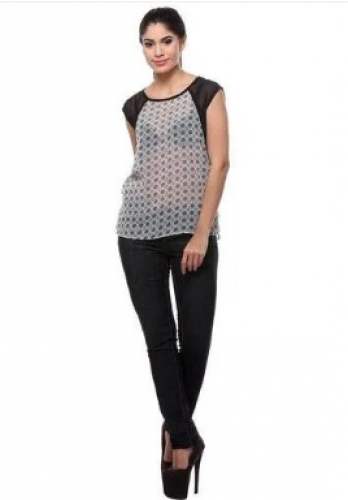 Buy Fancy Printed Top For Women by Param Exports
