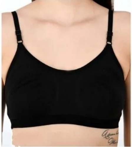 New Regular Black Padded Bra At Wholesale Price