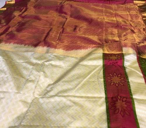 New Collection Double Color Silk Saree For Women