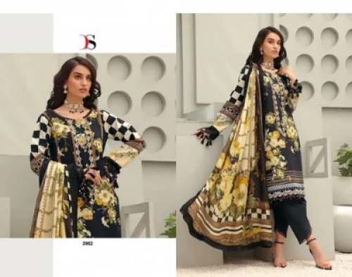 Deeptex Pakistani Lawn Cotton Suit  by Ethnic E Mart