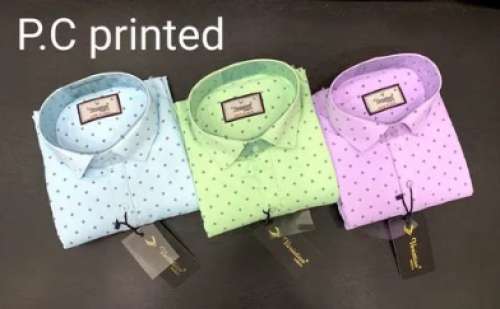 Men Dot Printed Shirt
