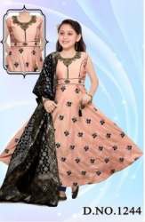 Ethnic Wear Kids Girls Gown D -1244