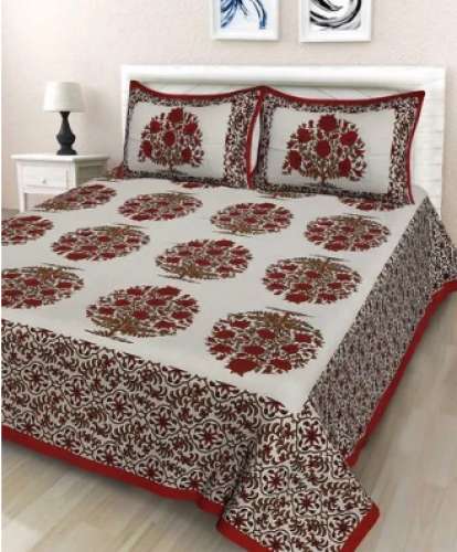 3D Queen Size Cotton Bedsheet