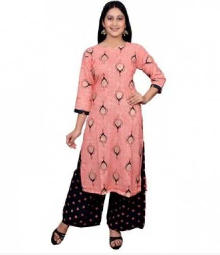 Fancy kurti With Palazo Pant Set 
