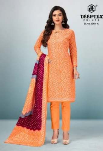 Deeptex 4 -Party Wear Bandhani Dress Material 