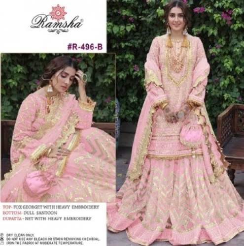 Wedding wear Pakistani Suit by Ramsha R-496 NX by Taiba Collections