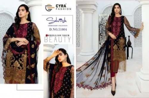 Party Wear Semi Stitched Pakistani Suit  by SNK Enterprises