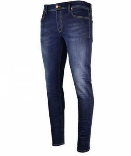 Mens Denim Blue Skin Fit Jeans  by Shree Fashion