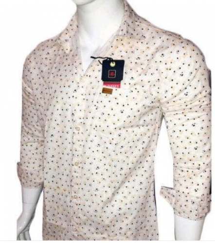 Regular Fit Cotton Printed Shirt 