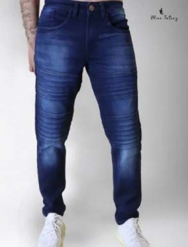 Blue Tatooz Loose Fit Denim Jeans  by Fashion Era