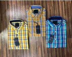 Casual Cotton Checks Shirt for Mens 