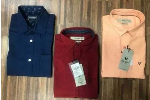 Office Wear Plain Mens Shirt  by South Zone Apparels