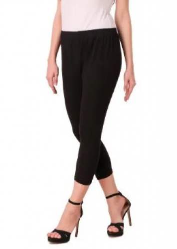 High Waist Ladies Black Nylon Leggings, Casual Wear, Slim Fit at Rs 99 in  Surat