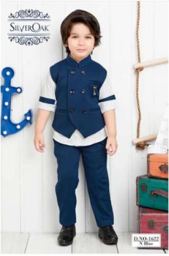 Kids Party wear Baba suit by Lekhus Collections Private Limited
