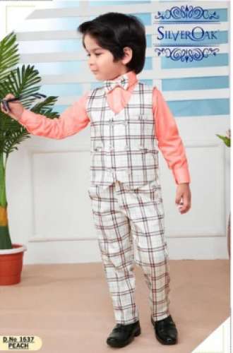 Kids Party Wear Suit by Lekhus Collections Private Limited
