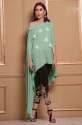 party-wear-indowestern-kurti-with-pant-set-laxuria