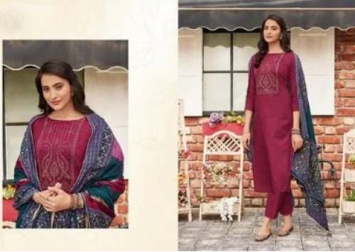 Trendy Catalog Dress Material-Shahnaz  by Dhaga Fashion