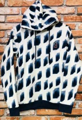Stylish Printed Mens Lycra Hoodie Jacket