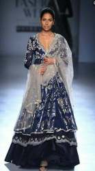 Fancy Collection Blue Lehenga Choli For Ladies