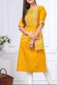 buy-mustard-color-kurti-for-women