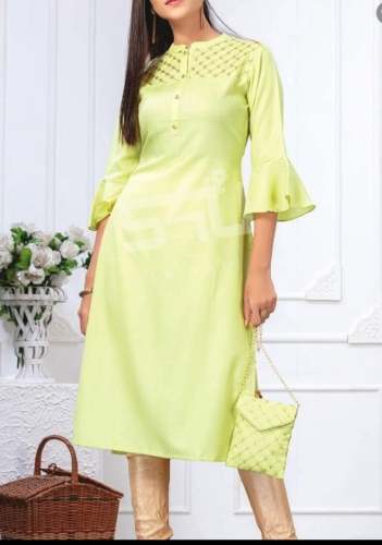New Collection Green Kurti At Wholesale Price by Nayi Naveli