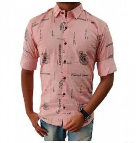 Full Sleeve Casual Printed Men Shirt  by S Studio