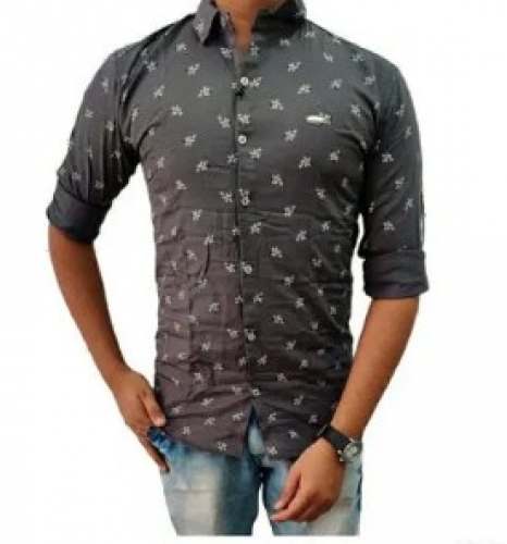 Regular Fit mens Printed Shirt  by S Studio