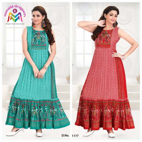 Ladies Designer Cotton Kurtis  by Maruthi designers