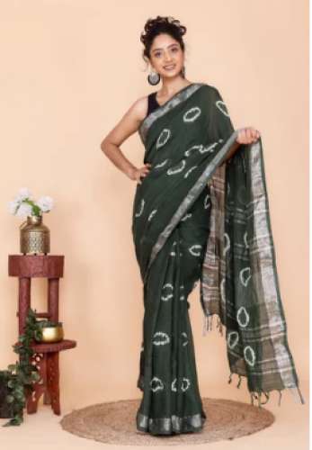 Ladies Party wear Cotton Saree by Dosaya Bagru Textiles