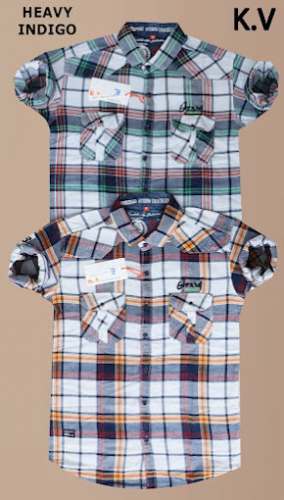 Trendy Checks Men Shirts by Vishwa Garment