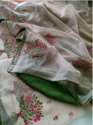 Ladies Embroidered Organza Saree thumb 2