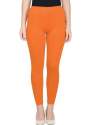 Plain Cotton Lycra Ankle Length Leggings  thumb 1