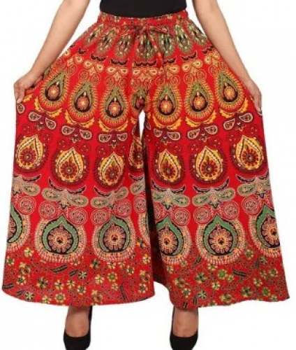 Trendy Jaipuri Printed Palazzo Pant  by Swanit Dreams