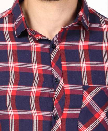 New Multi Color Mens Checks Shirt Color