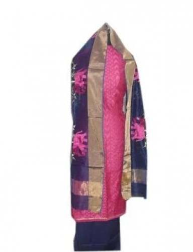 Party wear Maheshwari Silk Suit Material  by Swastik Creations