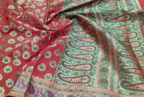 Fancy Butti Design Banarasi Silk Saree  by Rahman And Sons