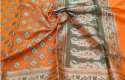 orange-banarasi-silk-saree-with-butti-design
