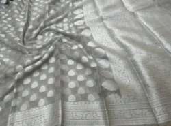 Weeding Wear Pure Chiffon Banarasi Saree 